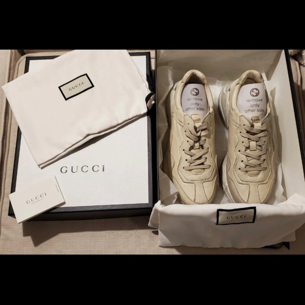 COPY - Authentic Gucci rython sneakers shoes sz 9.0